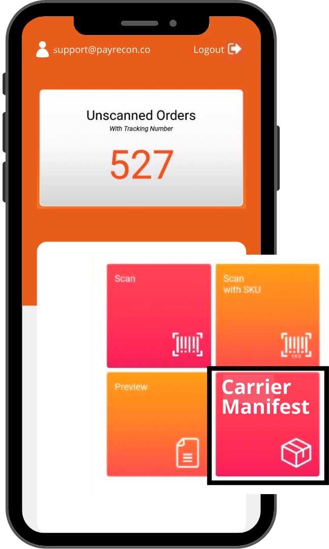 payrecon smart scan mobile app for multichannel e-commerce 9